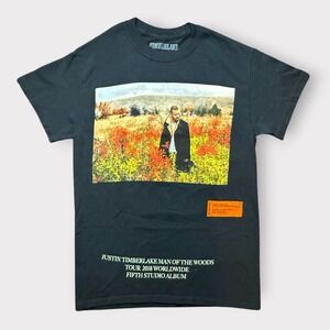 Justin Timberlake Man of the Woods Tour 2018 T-Shirt Heron Preston Mens Small